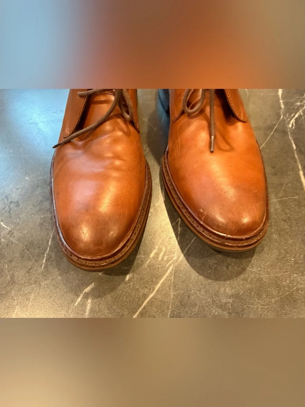 Cole Haan Classic Williams Welt Chukka Brown Leather British Tan Cognac